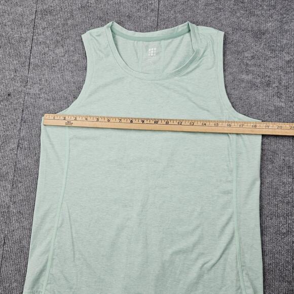 Title Nine Shirt Womens Large Green Tank Top Athletic Activewear Sleeveless Gym - Picture 4 of 7